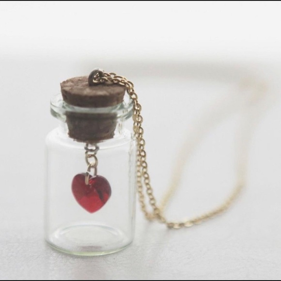 Valentine's dayyyyy!!!Miniature glass bottles - Picture 5 of 5